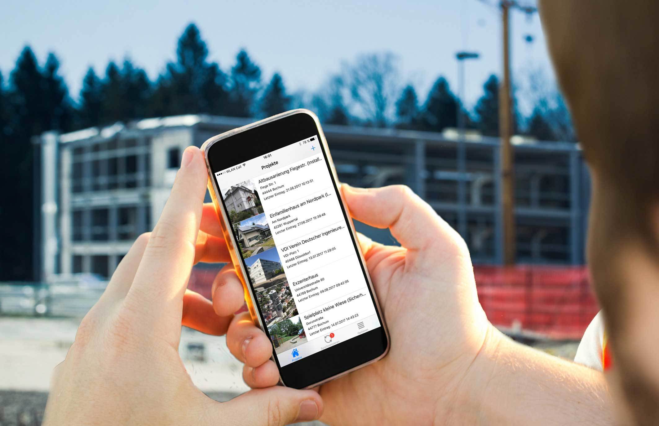 kevox go smartphone app für digitale dokumentation im brandschutz bau handwerk arbeitssicherheit