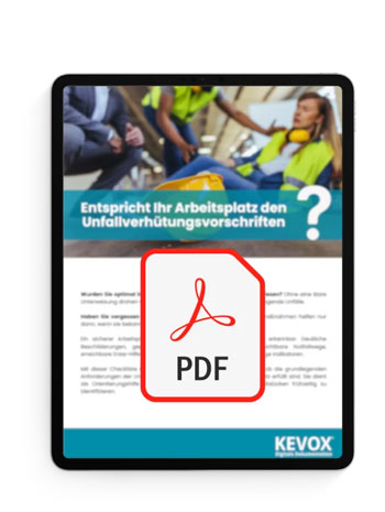 Checkliste Unfallverhütungsvorschriften (UVV)