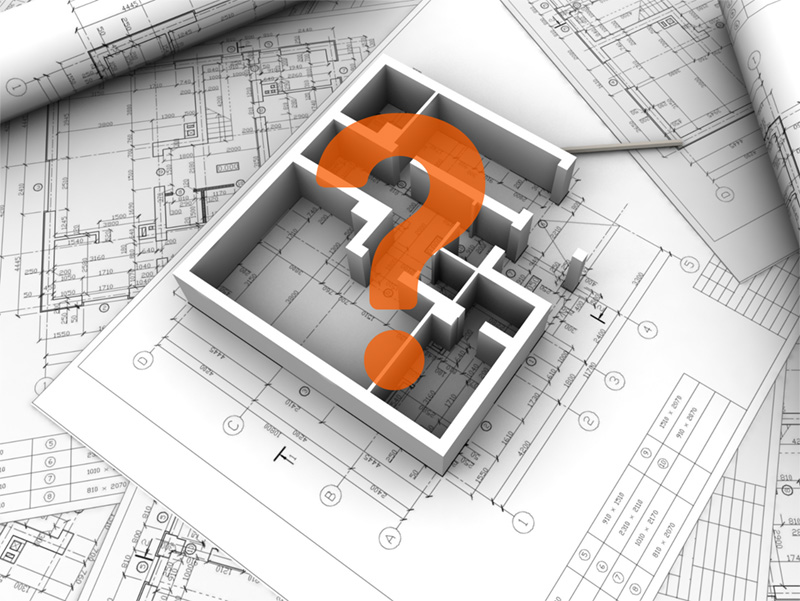 Grundriss Fragezeichen